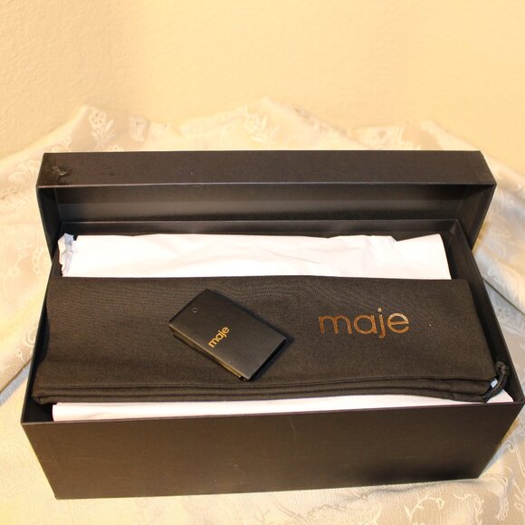 Maje - Leather Filipina Heeled Sandal - Size 41 - Picture 10 of 11